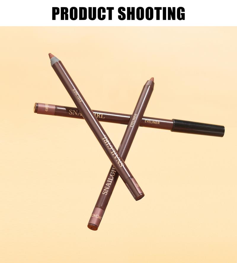 Waterproof Eyeliner Pencil - Long-lasting, Sweat-proof, Smudge-proof & Transfer-resistant - Cream Mousse Texture - Intensifies Eye Color - Doesn't Easily Flake or Clump
