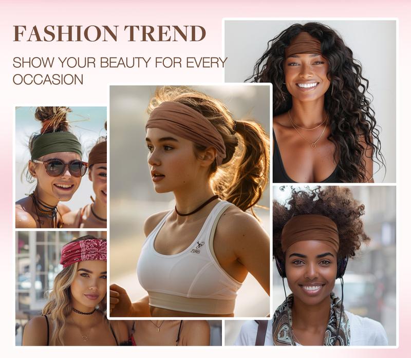 GOOGOO Women Twist Knot Headband Fashion Hair Accessories,Solid Color , Vintage, for Casual Fashion Sports