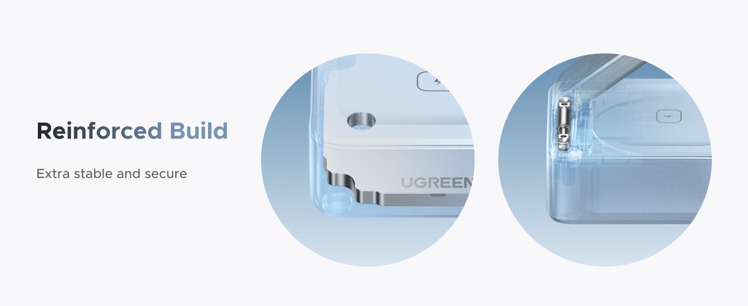 【LIVE ONLY】UGREEN 25W Magflow Wireless Charger 2-in-1 Magnetic Charging Station for iPhone 17/16/15/14/13/12 Pro Max, Fast Qi2 Certified Foldable Stand with USB-C Port, Compatible with AirPods, Dual Device Charging,TikTokShopholidayhaul