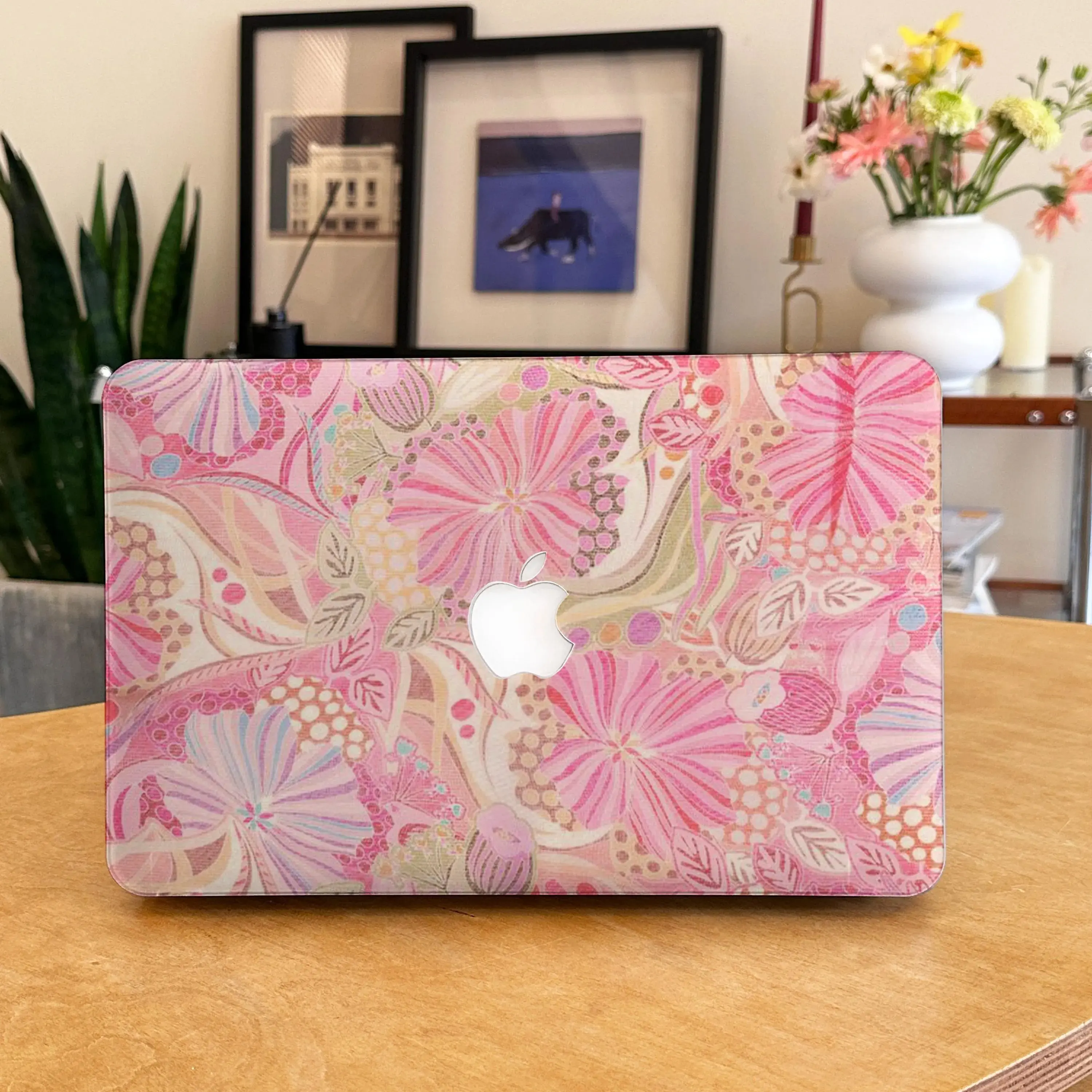 Fink Flower Cover Macb Case for Macb Air 15 13, Macb Pro 16 14 13 Inch,  Macb Protective Case Cover