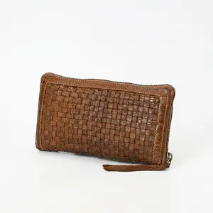 Spaghetti Western SWM107 Wristled Vintage Handmade Drum Dyed Genuine European Cowhide Leather Women Bag Handbag Purse