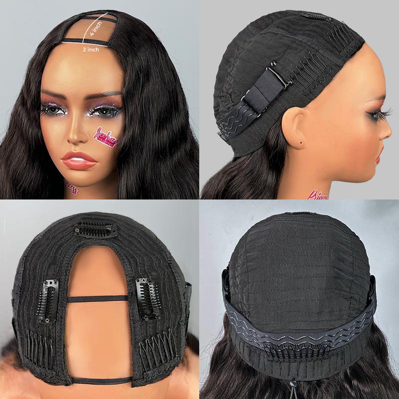 【Upgraded】ISEE HAIR Body Wave & Butterfly Cut Layer Human Hair U Part Wigs Real Scalp Beginner Friendly Natural Color For Women #Category Spotlight SpringStatements