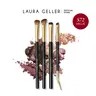 Laura Geller Shadow Skills 4PC Eye Brush Set with Base Blending Angled Crease Dual-Ended Liner & Smudger Brushes for Professional Eye Looks