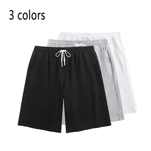 240G Mens Shorts Athletic Vintage Short Cotton Heavyweight Elastic Waist Streetwear  Men Shorts Casual with Elastic Waist Menswear