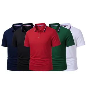 Men's 5-Pack Dry Fit Polo Shirts, Short Sleeve Classic Golf Athletic Shirt, Breathable Quick Dry Performance Casual Button Front Top For Outdoor Sports tiktokshopspringglowup,summervibes everyday