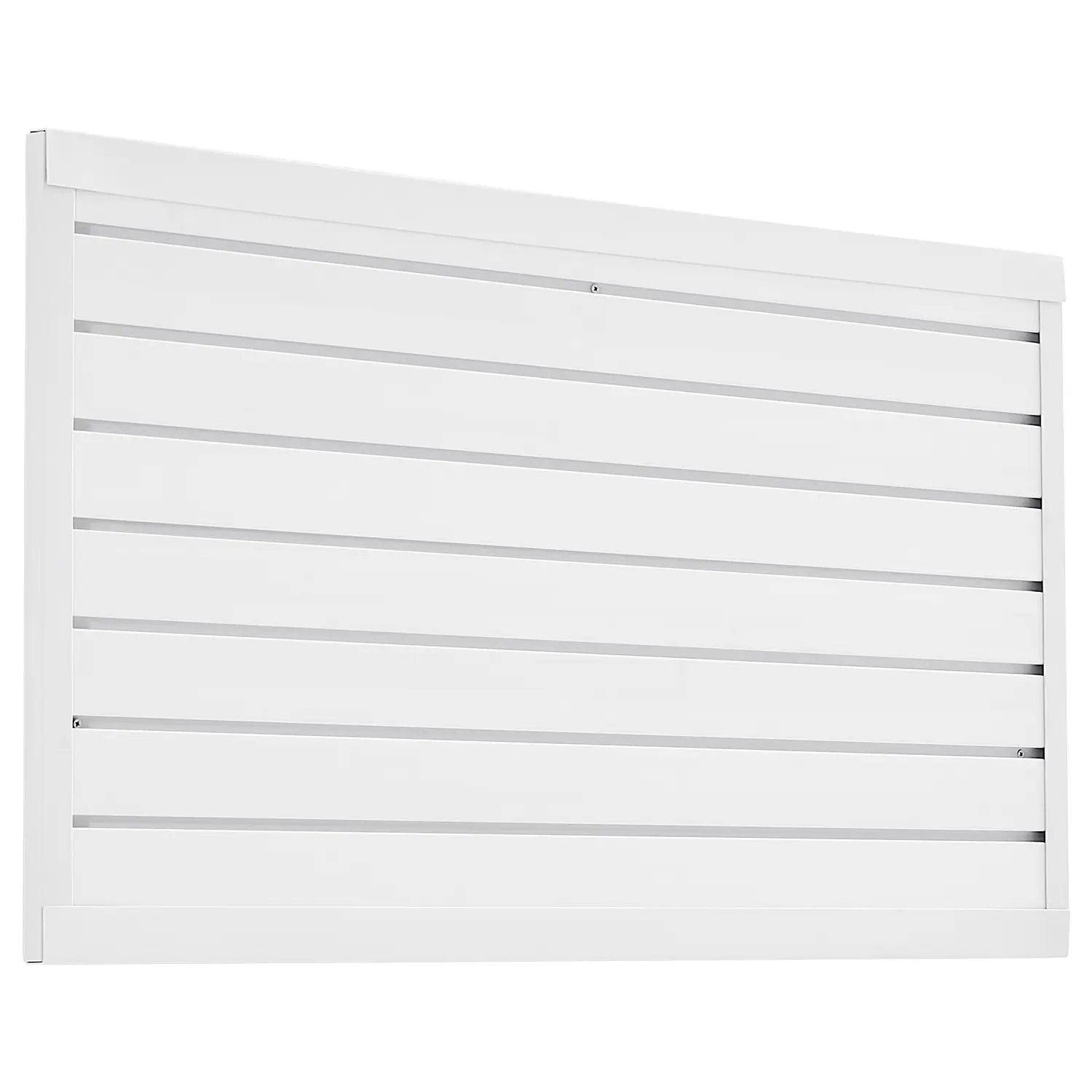【Summerfinds】VEVOR PVC Slat Wall Paneling - 2x4 ft Modern Wall Board PanelInterior Home Modular Adjustable Design with Coupling StructureEasy-to-Install DIY Cutting White Slatwall for Storage & Display, Wall Board Panel