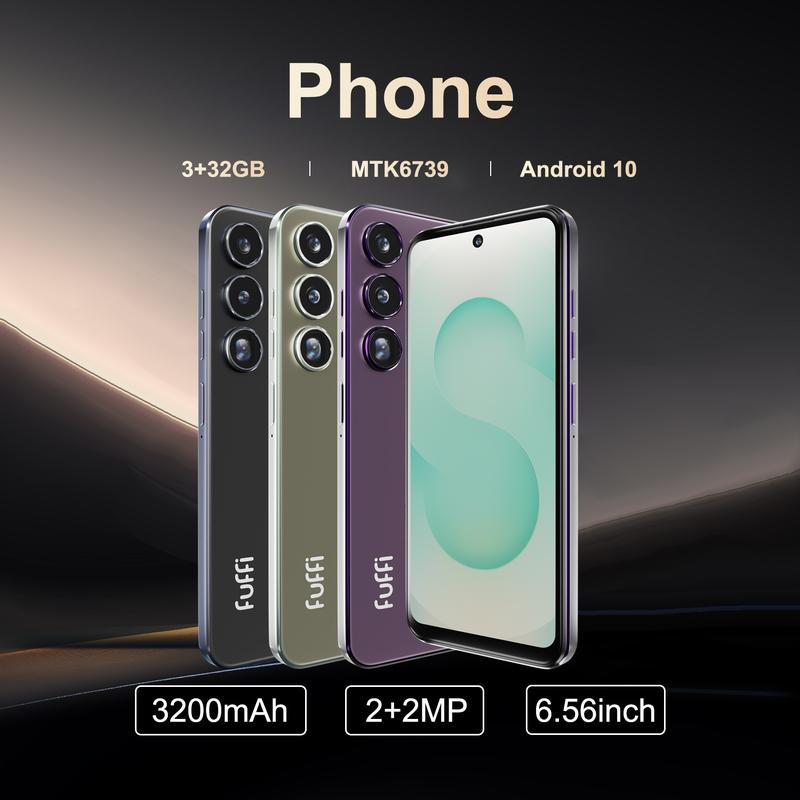 FUFFI 4G Unlocked Smartphone, 6.56-Inch Display, Android 10.0, 3+32GB RAM+Storage, 3200 mAh Battery, Dual SIM & Quad-Core Processor Fashion Phone