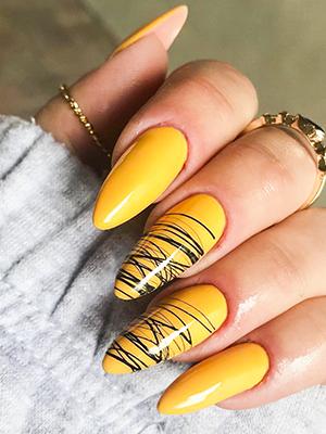 SAVILAND Spider Gel Nail Art Set – 6-Color (White, Black, Red, Blue, Gold, Silver) Wire Drawing Gel Polish with Nail Brushes for Line Design, Painting & Nail Art DIY