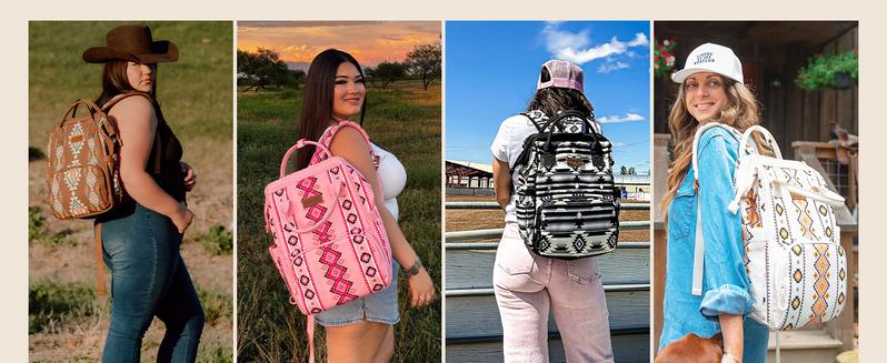 Wrangler Western Callie Diaper Bag Dual Sided Backpack Organized Diaper Stroller Straps Multifunction Baby Travel Bag Versatile for Baby Essentials Wrangler Western Callie Diaper Bag Dual Sided Backpack Organized Diaper Stroller Straps Multifunction Baby Travel Bag Versatile for Baby Essentials