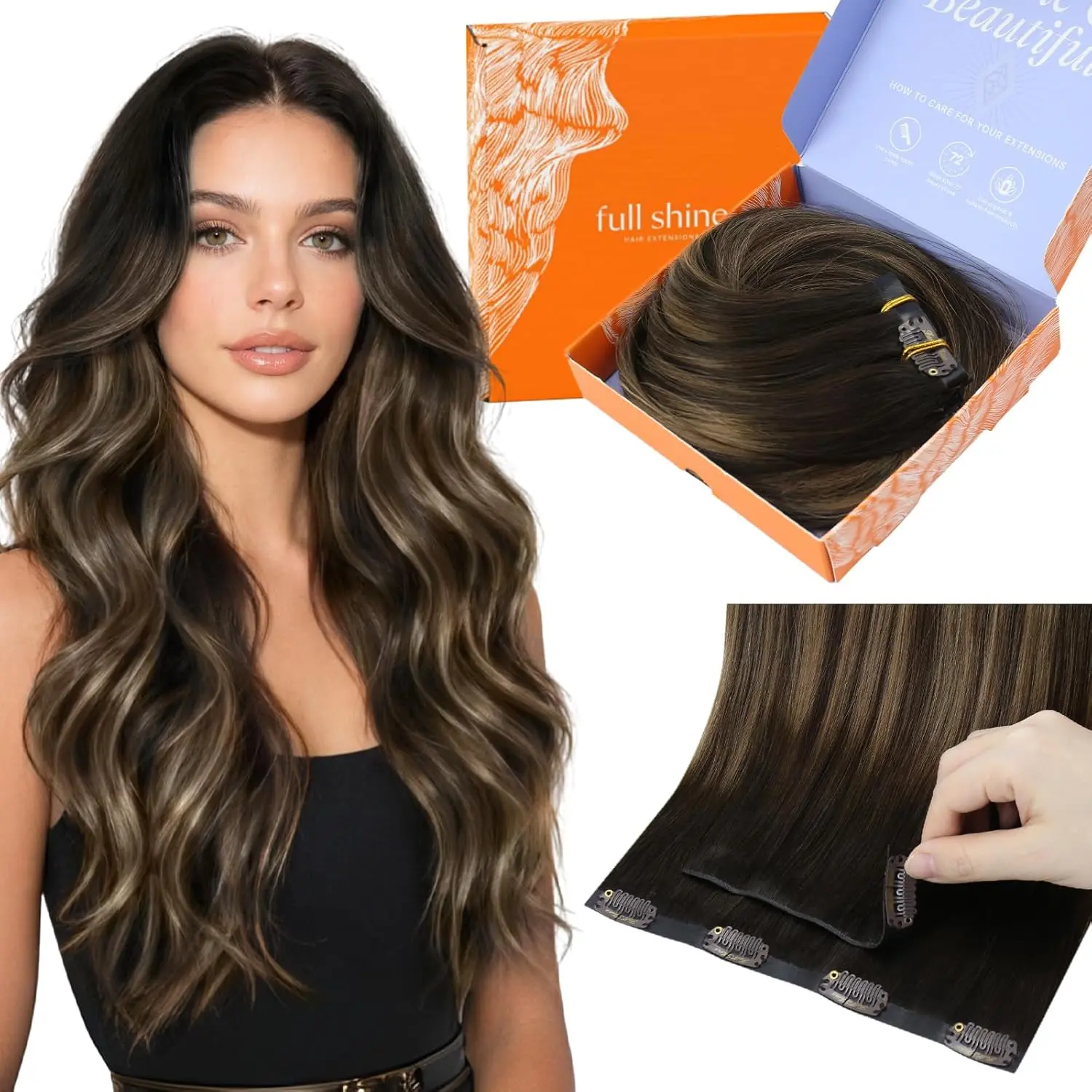 #2/8/2 Ombre Brown Balayage