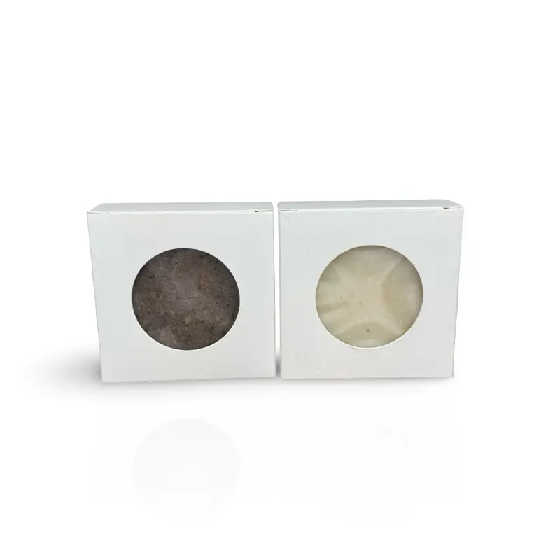 Coffee Scrub Soap Bar & Honey Oatmeal Soap Bar for Gentle Exfoliation and Moisturizing Skin Care