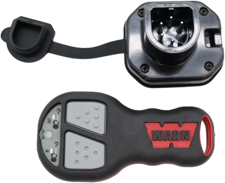 WARN 90287 Wireless Remote Control System for Truck and SUV Winches – Includes Wireless Transmitter and Receiver for Easy, Safe, Long‑Distance Winch Operation