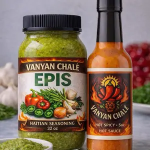 Vanyan Chale Epis Haitian 32oz - Authentic Haitian Sauce for Flavorful Dishes
