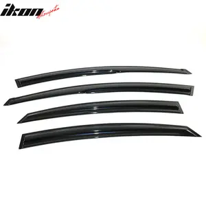 Window Visors for Hyundai Sonata 2011-2014 Acrylic 4PC Tape On Rain Guard