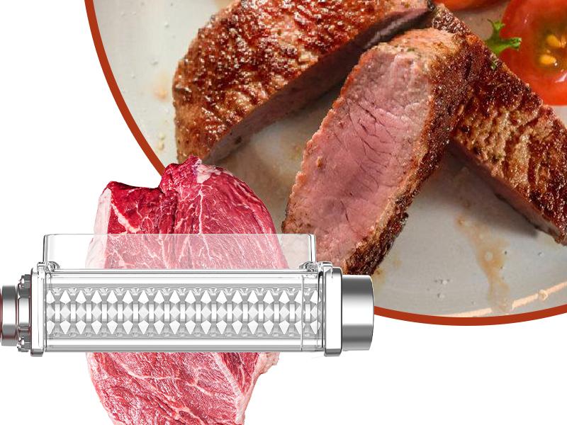 GVODE  Meat Tenderizer Attachment for KitchenAid Mixer, Meat Tenderizer Machine with Stainless Steel Gears, Compatible with KitchenAid Mixer,Utensils