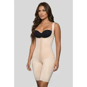 Full Body Control Suit w/ Front Closure & Back Support