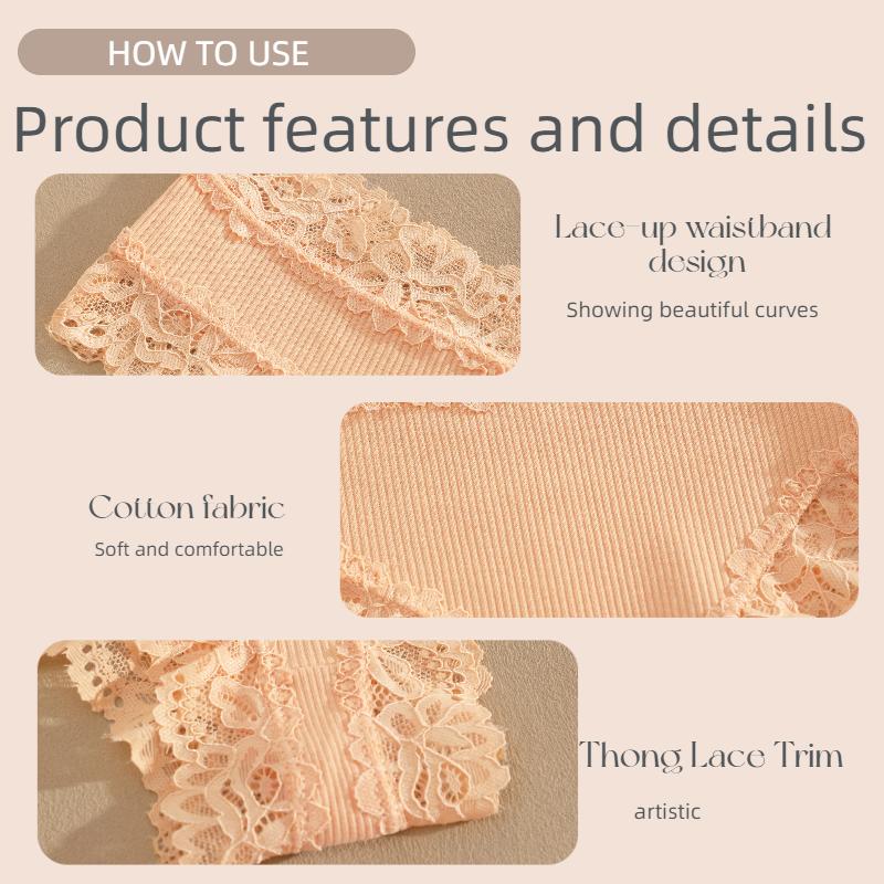 FINETOO Women's 15PCS Cotton Panties Lace Low Rise  Basic Brazilian Bikini  Cute Panties Soft Breathable Lingerie S-XL Fashionable Minimalist SpringStatements