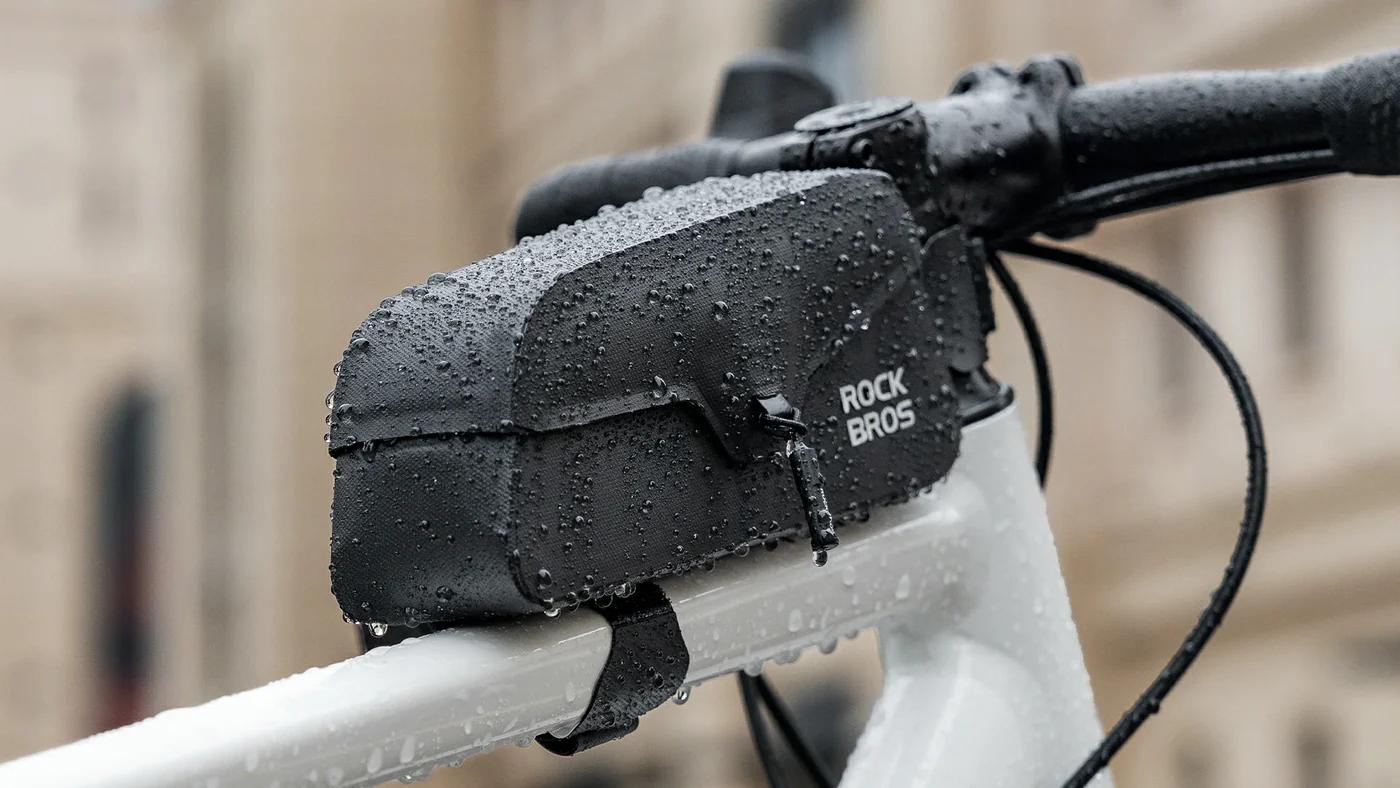 ROCKBROS Magnetic 100% Waterproof Bike Top Tube Frame Bag 0.6L/0.9L