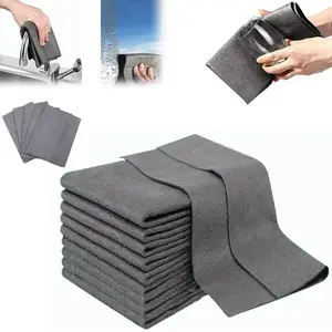 10-Pack Magic Premium Microfiber Cleaning Cloths – Reusable, Thickened & Streak-Free for Windows, Glass and Car