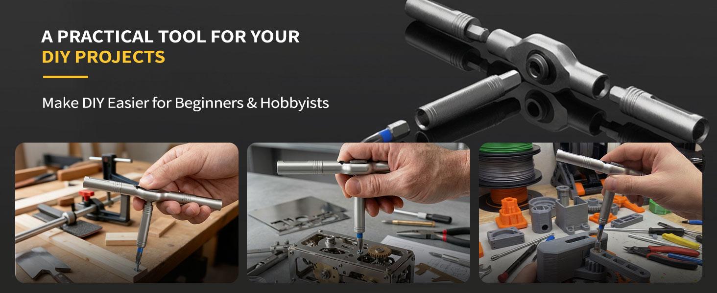 24 in 1 Magnetic Ratchet Screwdriver Set,Multi Bit Ratcheting Screw Driver kit,Precision Precision Screwdriver Case,Portable Compact Tool Kit for Home Repairs, Electronics,Furniture,Bicycle