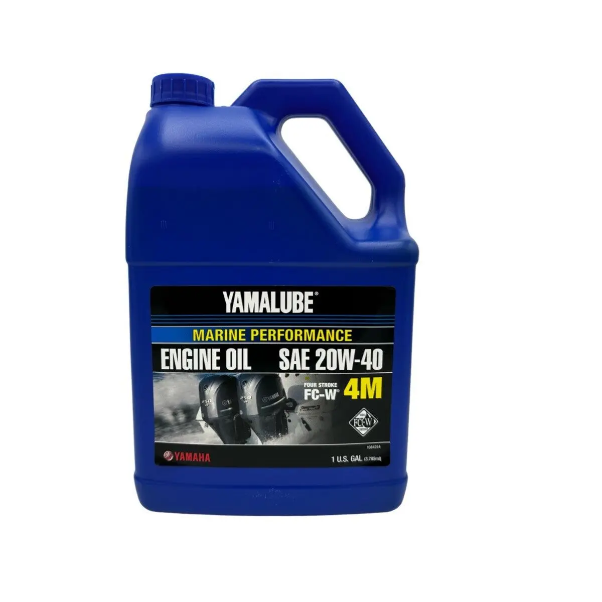 Yamaha OEM Yamalube Marine 20W-40 Engine Oil LUB-20W40-FC-04 Gallon