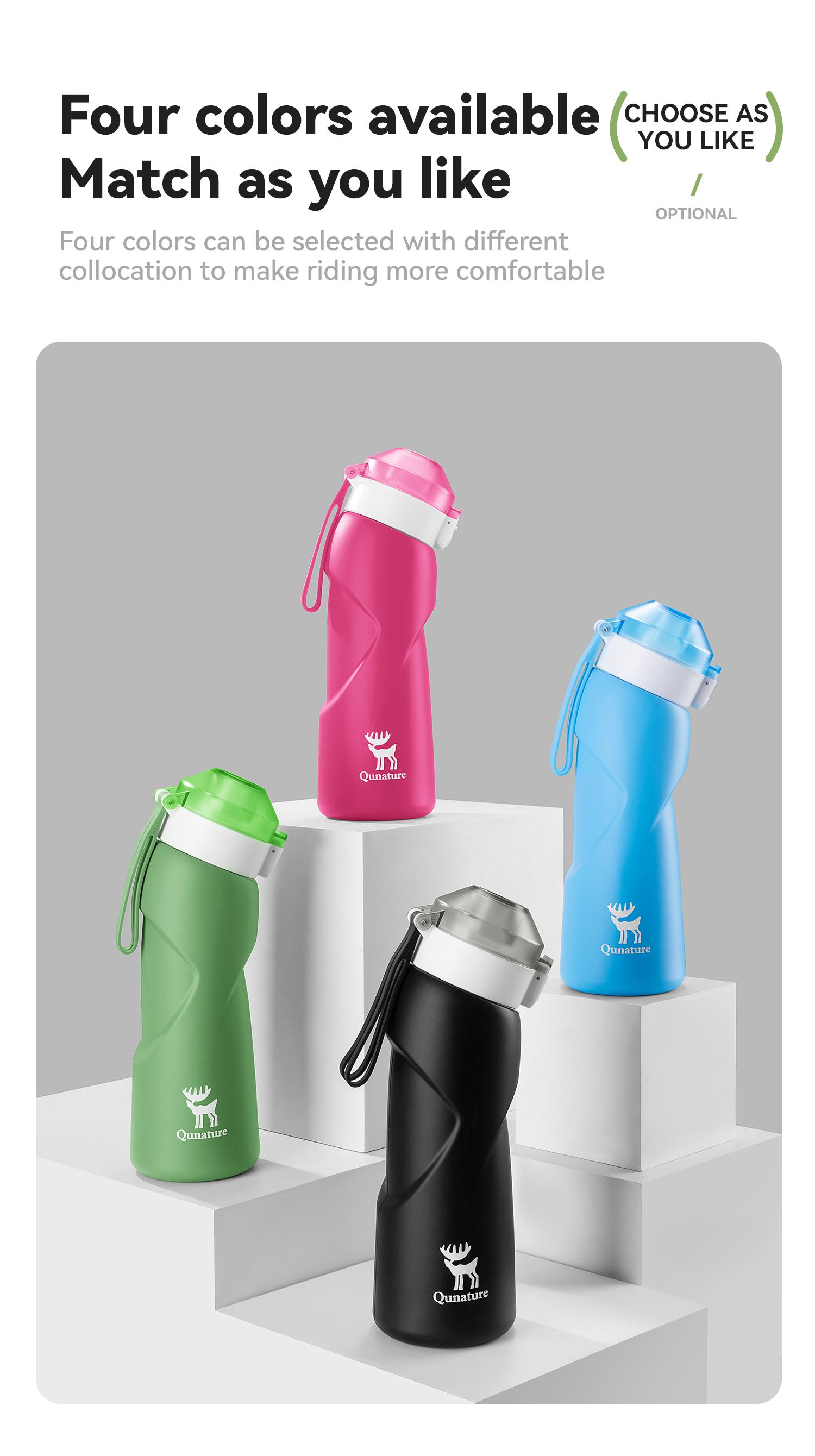 Slant Spout Straight Folding Soft Kettle Travel water bottle Sports Portable Sport Water Bottle Reusable Water Bottles 700ml Food-Grade Material Water-proof Camping Water Bottle