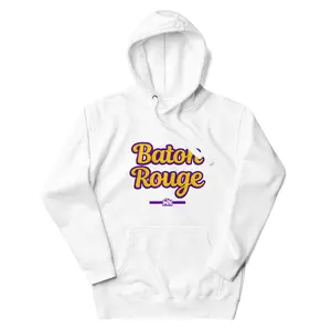 Baton Rouge, Louisiana Script Hoodie