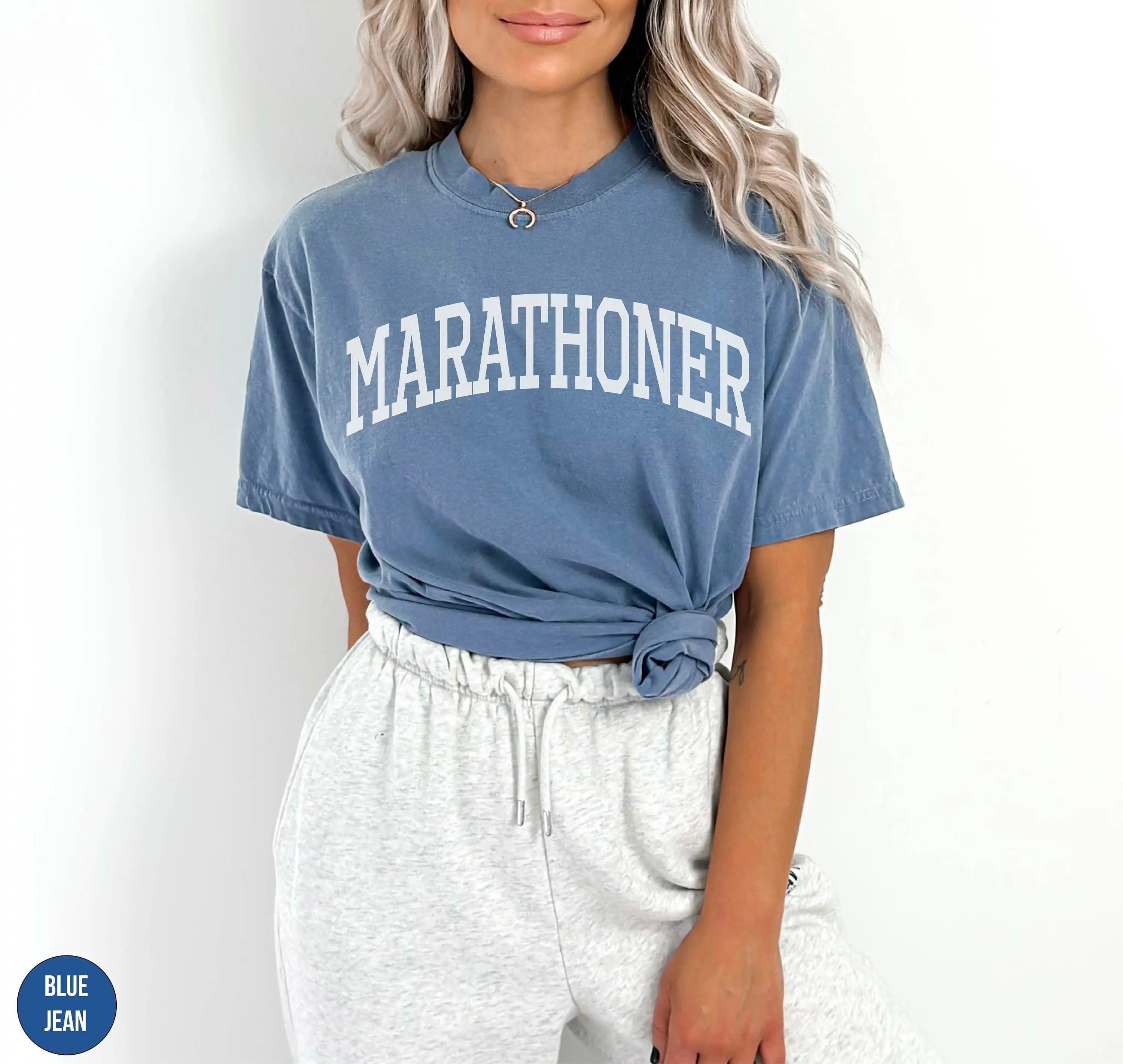 [Sale Up To 50%] Marathoner Comfort Colors Shirt, Marathoner Shirt, Half Marathon Shirt, Marathon Gift, Gift for Runner, Run Shirt, 26.2 Shirt, Marathon Tee