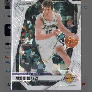 Austin reaves white ice chase card. Don’t spend money on the boxes and packs if you’re just looking for this card.
