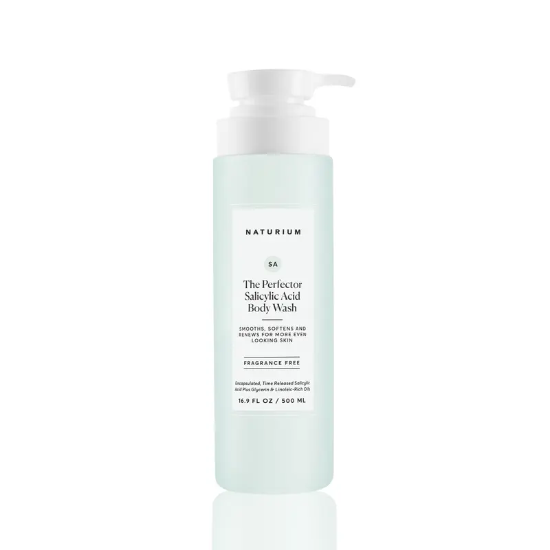 Naturium The Perfector Salicylic Acid Body Wash (500ml) - Gentle Exfoliation, Helps Purifies Pores and Smoothes Skin