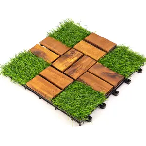 Acacia Wood Deck Tile 057, 10 pack