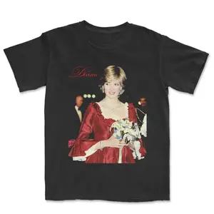 [Sale Up To 45%] Princess Diana "Bootleg" Tee Menswear Tshirt Shortsleeve