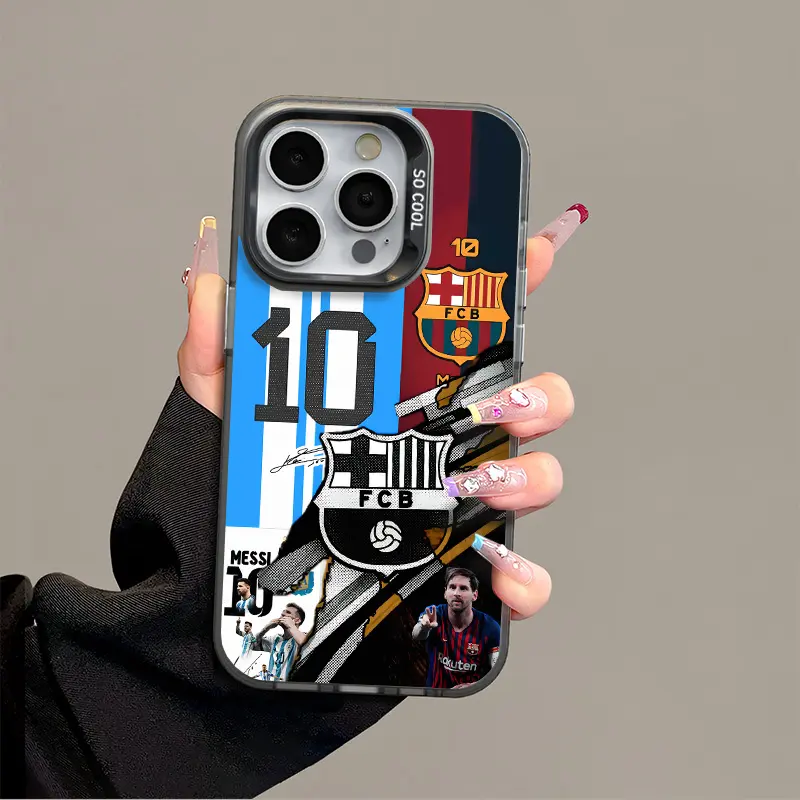 Messi IPhone 17 Promax Phone Case Anti Drop Protective Case Suitable For iphone 16 15 14 13 SAMSUNG S26 S25 24 23 22 ULTRA Acrylic Soccer Phone Case