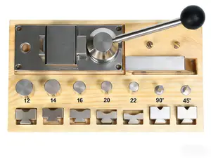 Professional Ring Bending & Shaping Tool Kit Stainless Steel Ring Bender for Custom Wedding Bands & Jewelry Making (Sizes 12, 14, 16, 20, 22)