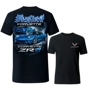 sport T-shirt, sport car racing T-shirt, blue devil performance sport car tee, high speed street racing graphic shirt, motorsport streetwear, trending TikTok US racing tee