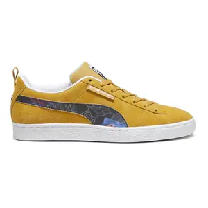 PUMA Mens Bmw M Motorsport Suede Lace Up Sneakers Shoes Casual - Yellow