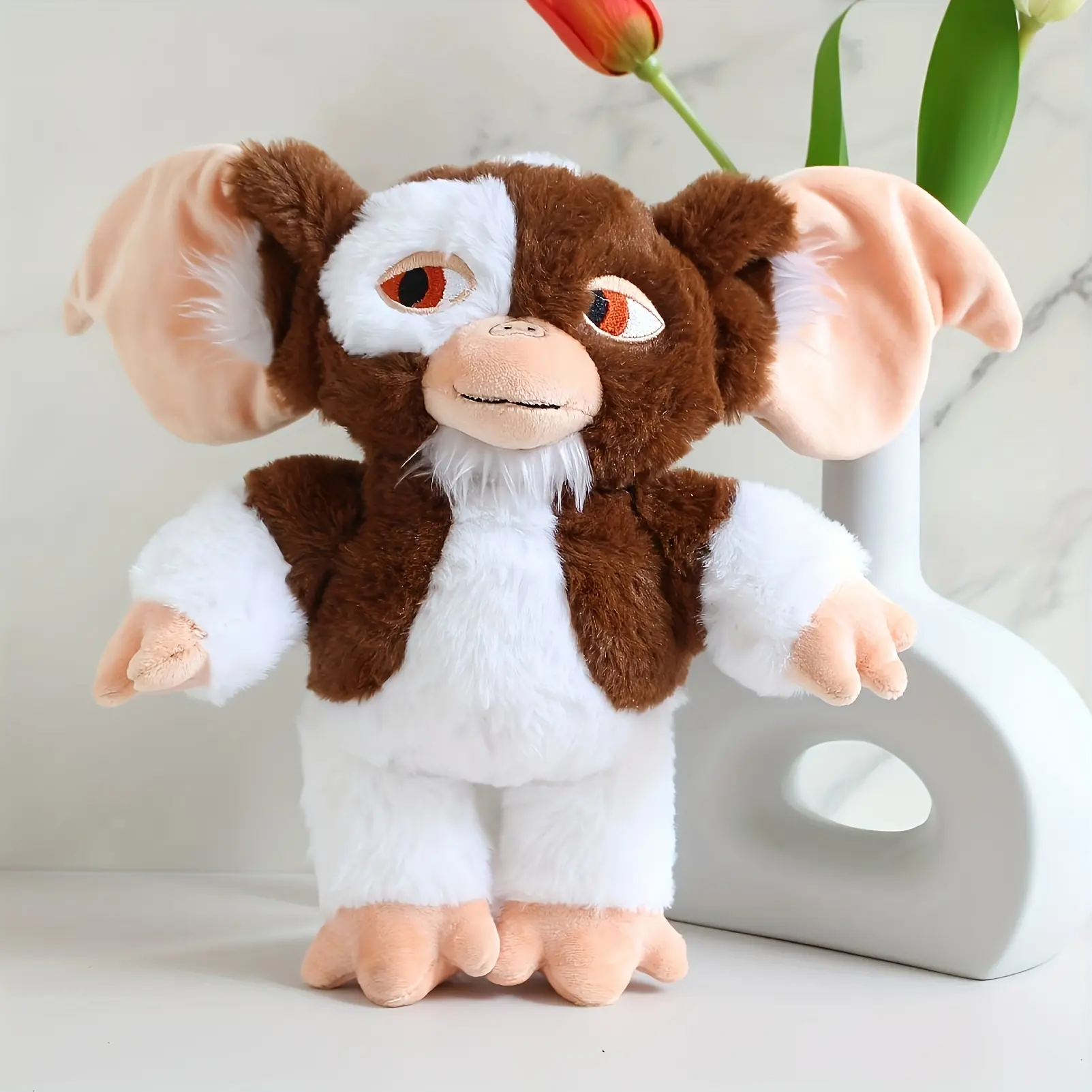26cm/10.23in Gremlins Gizmo Cuddly Stuffed Animal, Soft Fluffy Movie Character Plush Toy for Gremlins 3 Fans, Christmas & Thanksgiving Gifts, Cuddly Stuffed Animals, Stuffed Animals