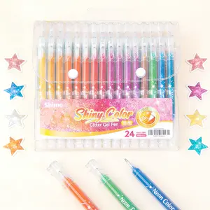 Color Glitter Gel Pen Metallic Vibrant Sparkle for Adult Coloring Books & Drawing Waterproof Paint Marker Sketch Art Marker TikTok Shop Black Friday Deals