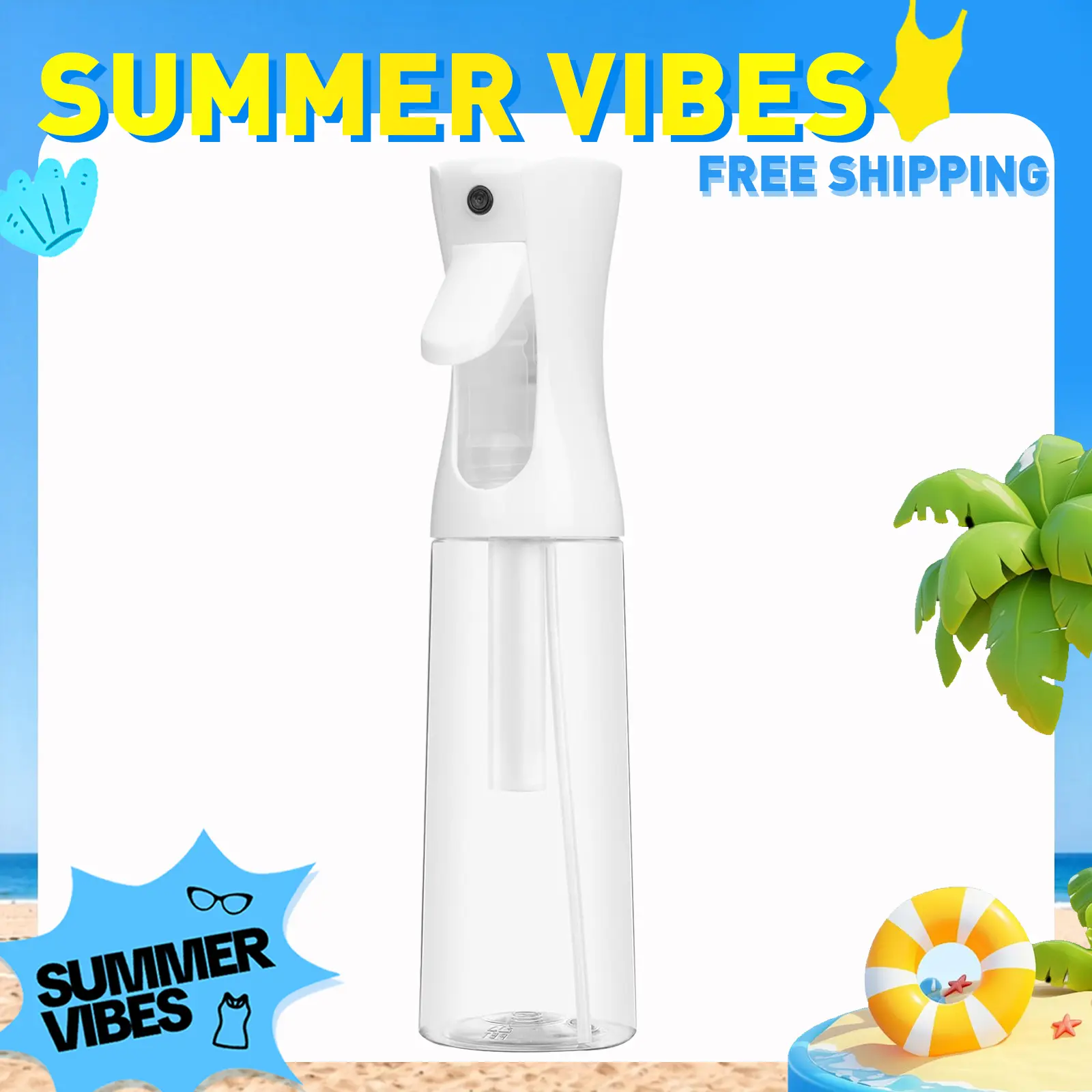 【SUMMER VIBES】Multipurpose Water Spray Bottle, Spray Bottles Water Sprayer for Hair Styling, Pets, Plants, Cleaning Handheld Fabric Steamer Handheld Garment Steamer,back to school