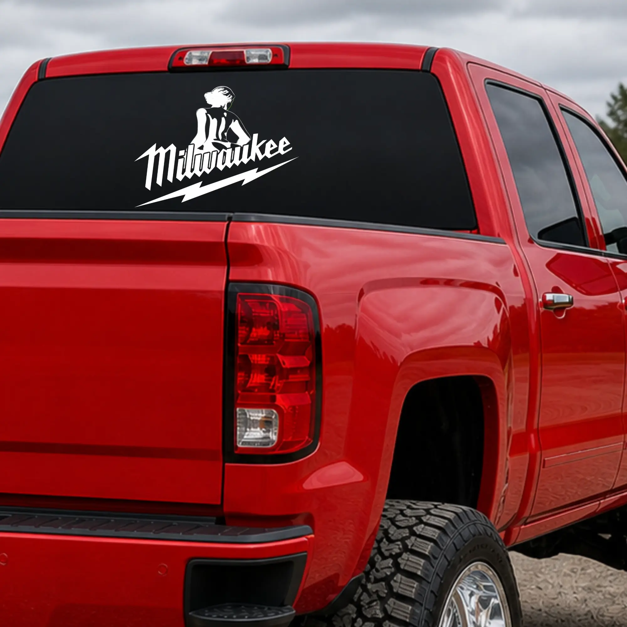 Milwauke decal, car and truck decal high quality vinyl Vehicle Exterior Decoration