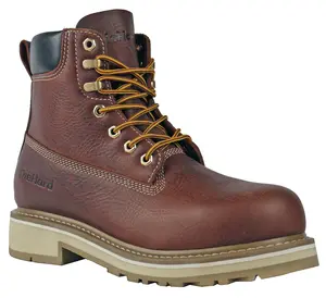 DieHard Mens Crusader Rust Leather Premium Tumbled Work Boots 14 D
