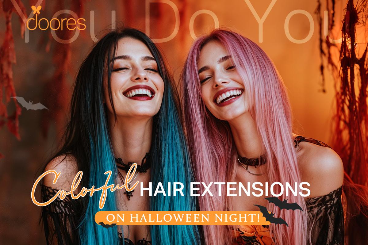 Doores 10pcs Colored Party Highlight Tape in Hair Extensions Human Hair 30g 14 to 24 inch Remy Invisible Tape Ins Straight