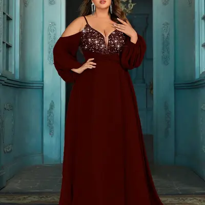 open lace back dress Zapaka Women Dark Red Long Bridesmaid Dress A Line V Neck Bridal Party Dress  with Split Front – ZAPAKA NZ