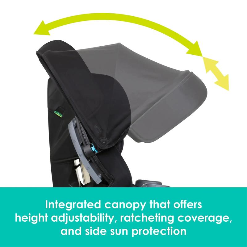 Baby Trend® Cover Me™ 4-in-1 Premium Adjustable Convertible Infant Car Seat w/ Integrated Canopy & Side Impact Protection