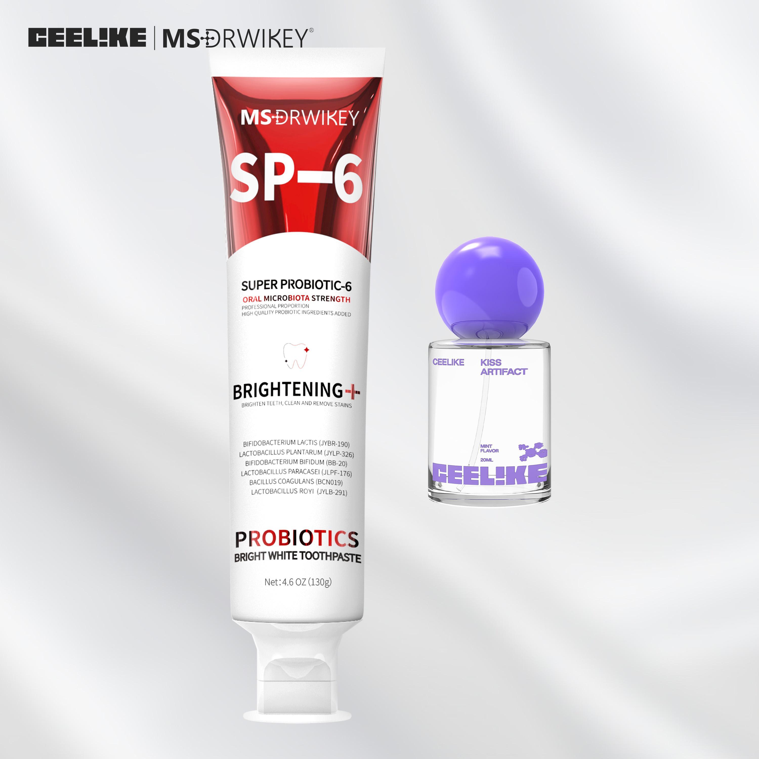 CEELIKE｜MSDRWIKEY Oral Care Set | SP-6, Hydroxyapatite & 7-Pro Toothpaste + Probiotic Spray | Enamel Repair & Fresh Breath#TikTokShopBlackFriday