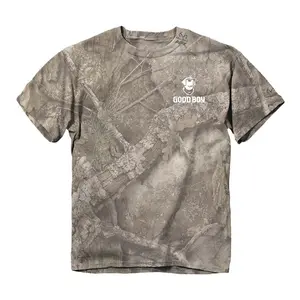 Good Boy - Camo Dog Shed T-Shirt For Men, Realtree Camo Washed Shirt, Camo Shirt For Men Casual Breathable, Gift For Men