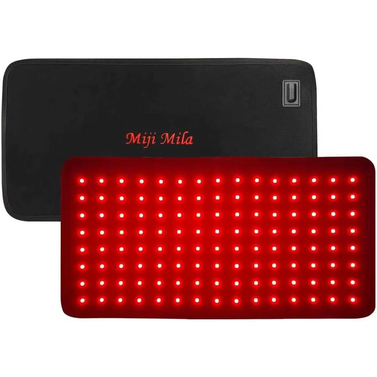 Unisex Wearable Red Light Therapy Belt - 660nm 850nm Infrared Heating Pad Wrap for Waist, Belly, Back Stress Relief, Comfort - 5-Level Energy, Timer, Adjustable, Foldable, Lightweight, Portable for Home Use