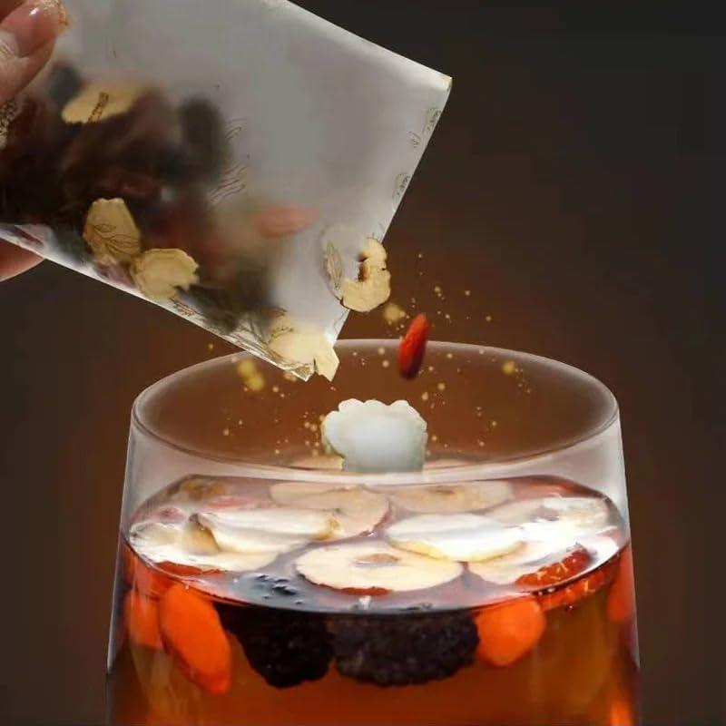 Kidney tea formula Ginseng Five Treasure TeaCombination Scented Tea  Five Treasure Tea RedDate Wolfberry Tea Men's Tea Health TeaMulberry Herbal Formula Health Tea WB