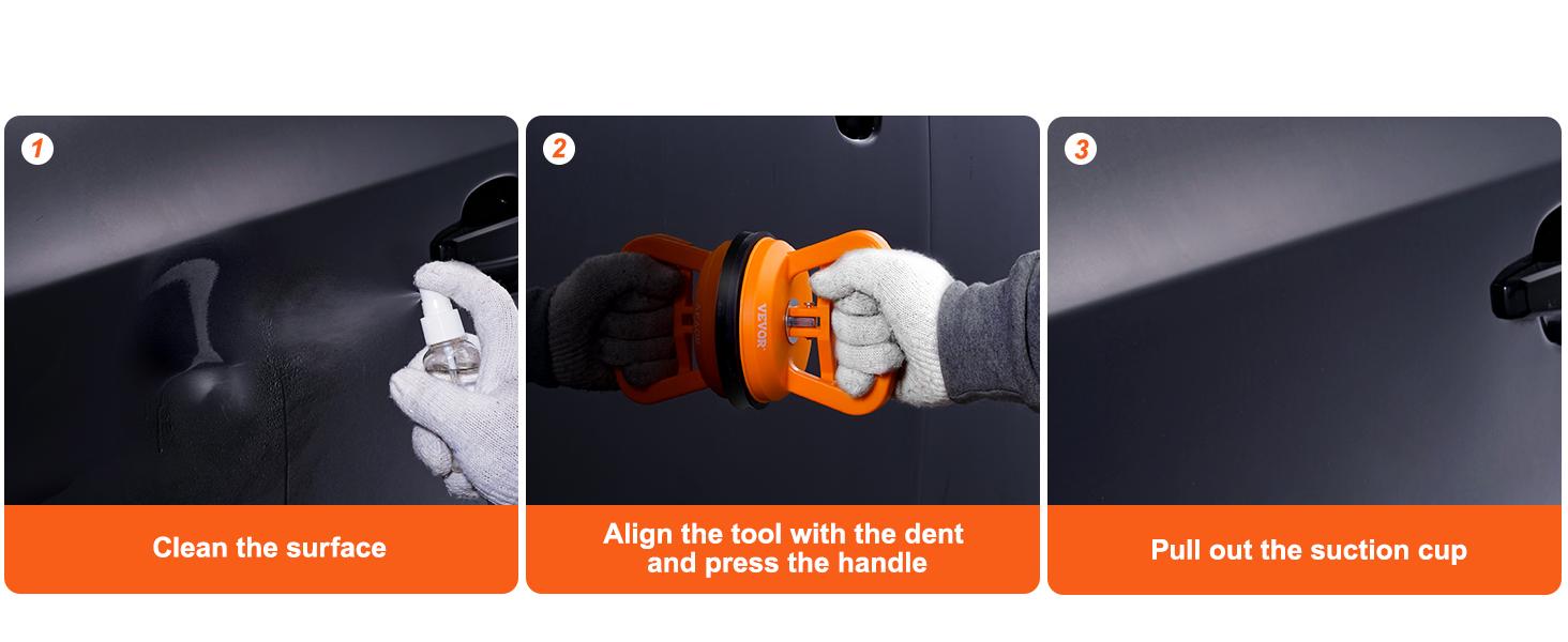 VEVOR Car Body Dent Puller Bridge Lifter Tool Paintless Hail Remover Repair Kit