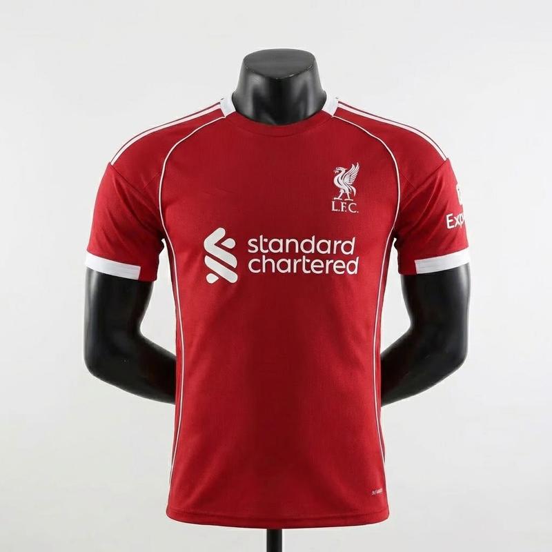 Liverpool FC 2025/26 Player Version Soccer Jersey Match Fit Performance Shirt